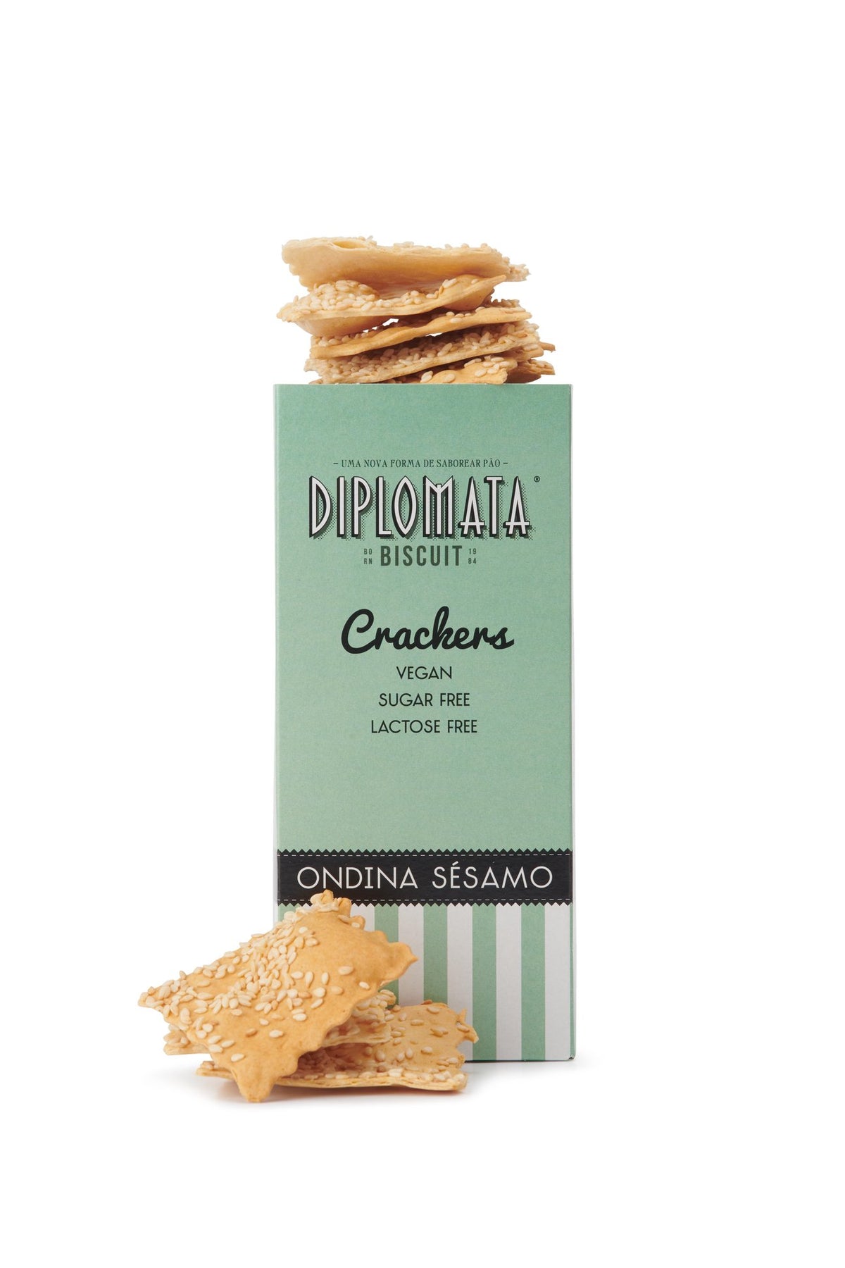Crackers Diplomata Sêsamo . presentes Originais Alegre Portuguesa